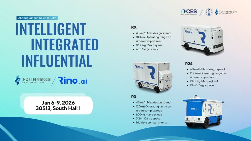Rino.ai Showcases L4 Autonomous Delivery Solutions at CES 2026, Advancing AI-Powered Logistics into Real-World Deployment